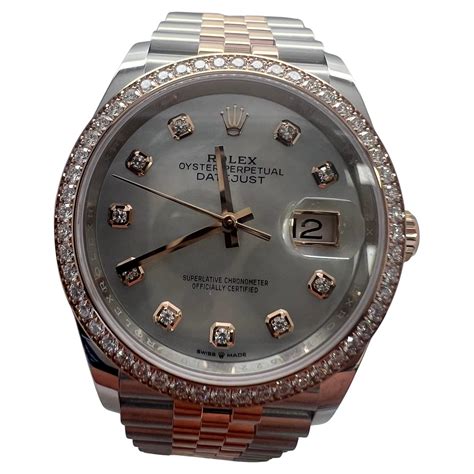 rolex 38 mm rose gold diamond